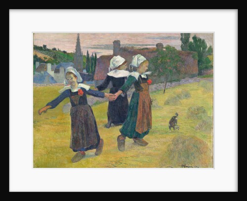 Breton Girls Dancing, Pont-Aven, 1888 by Paul Gauguin