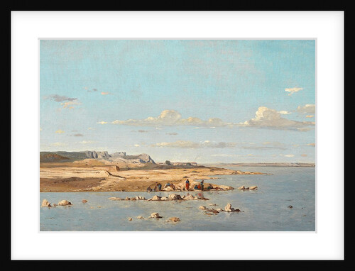 Washerwomen on the Banks of the Durance, 1866 by Paul Camille Guigou