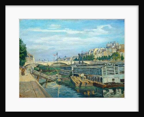 The Bridge of Louis Philippe, 1875 by Jean Baptiste Armand Guillaumin