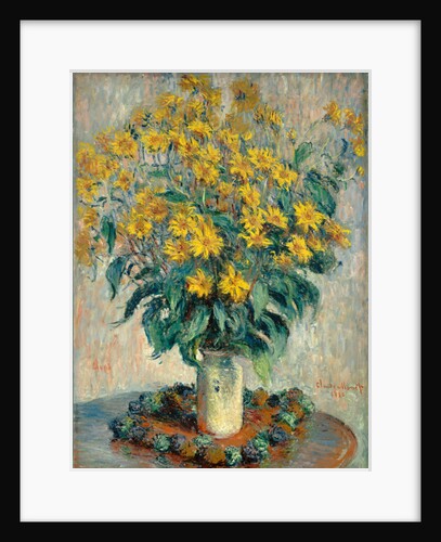 Jerusalem Artichoke Flowers, 1880 by Claude Monet