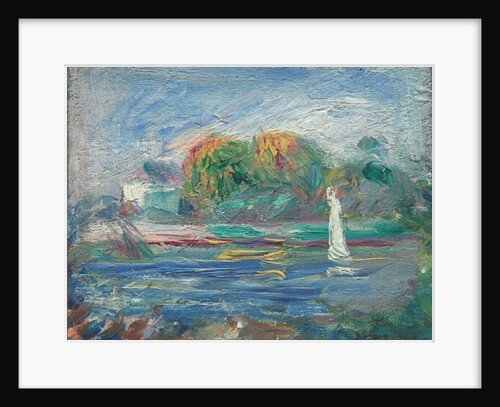 The Blue River, c.1890-1900 by Pierre Auguste Renoir