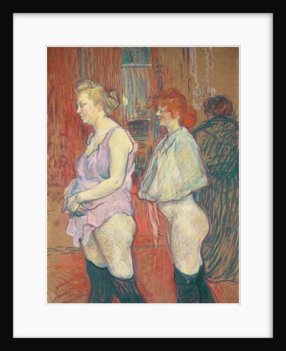 Rue des Moulins, 1894 by Henri de Toulouse-Lautrec