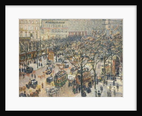 Boulevard des Italiens, Morning, Sunlight, 1897 by Camille Pissarro