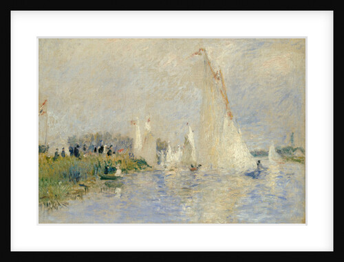 Regatta at Argenteuil, 1874 by Pierre Auguste Renoir