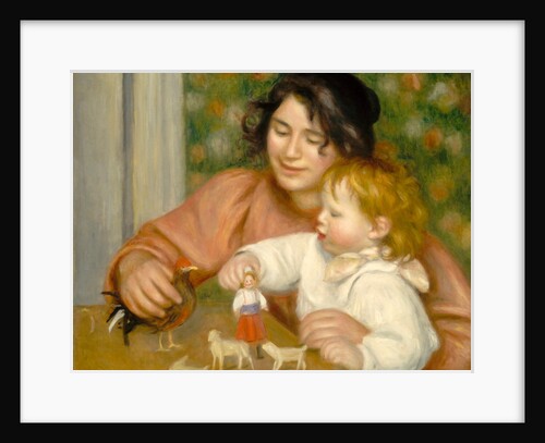 Child with Toys, Gabrielle and the Artist's son, Jean, 1895-96 by Pierre Auguste Renoir