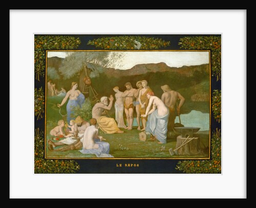 Rest, c.1863 by Pierre Puvis de Chavannes