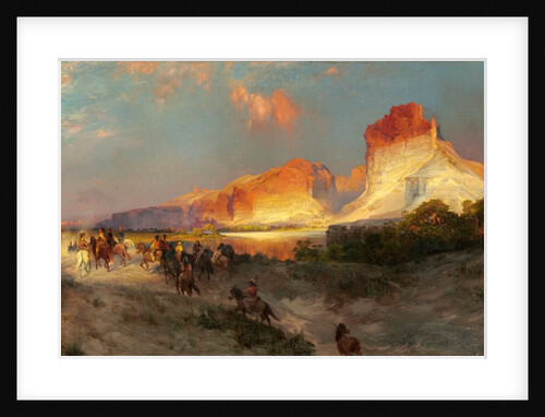 Green River Cliffs, Wyoming, 1881 by Thomas Moran