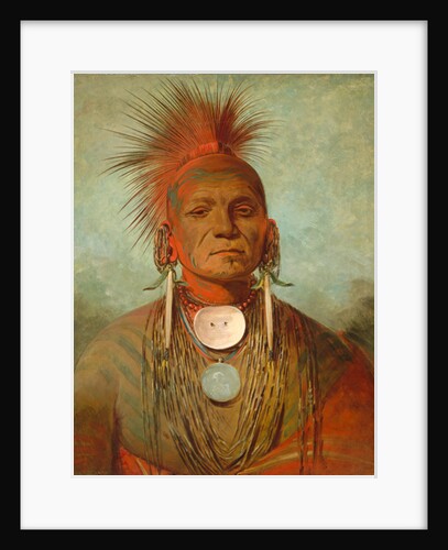See-non-ty-a, an Iowa Medicine Man, 1844-45 by George Catlin