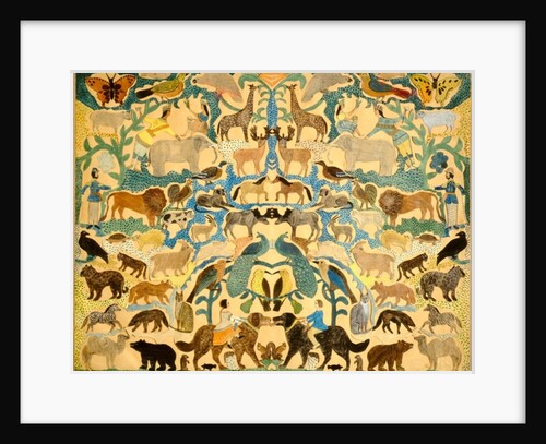 Cutout of Animals by American School