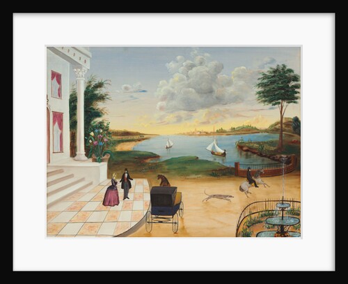 Leaving the Manor House, c.1850-55 by American School