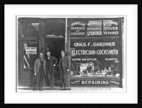 Only Negro store of its kind in the U.S., at 2933 State St., Chicago, Illinois, c.1899 by American Photographer