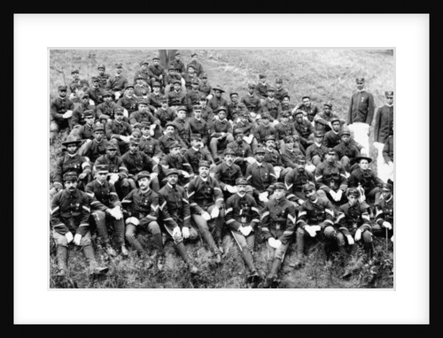Company D, 8th Illinois Volunteer Regiment, c.1899 by American Photographer