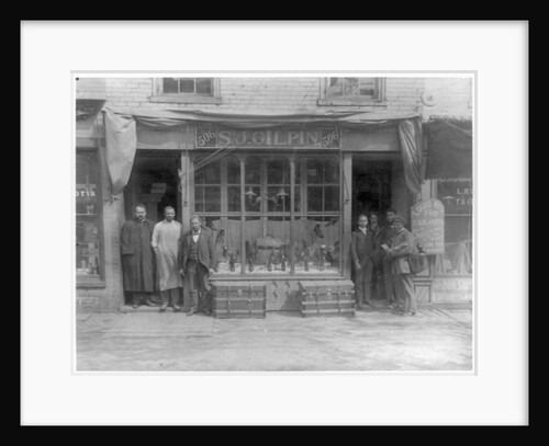 S.J. Gilpin shoe store, Richmond, Virginia, c.1899 by American Photographer
