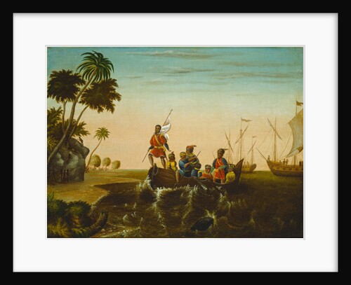 The Landing of Columbus, c.1837 by Edward Hicks