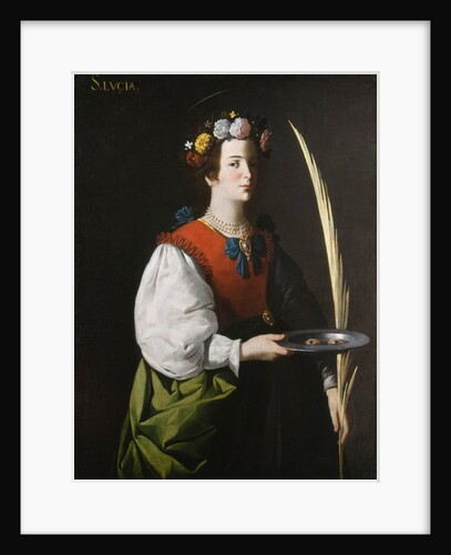 Saint Lucy, c.1625-1630 by Francisco de Zurbaran