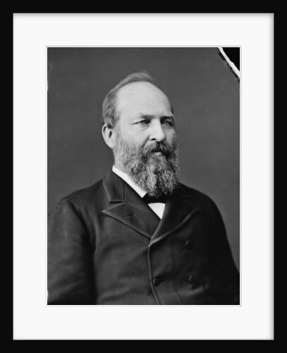 President James Garfield, 1870-80 by Mathew & studio Brady