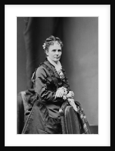 Mrs. James Garfield, 1870-80 by American Photographer