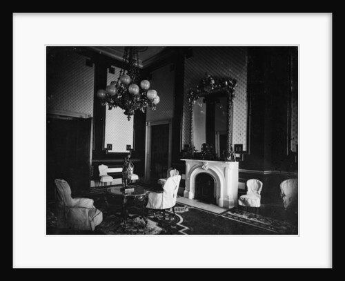 White House interior, Old Green Room, President's Study, 1860-80 by American Photographer