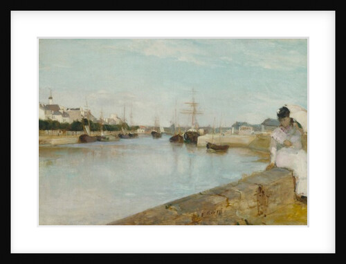 The Harbour at Lorient, 1869 by Berthe Morisot