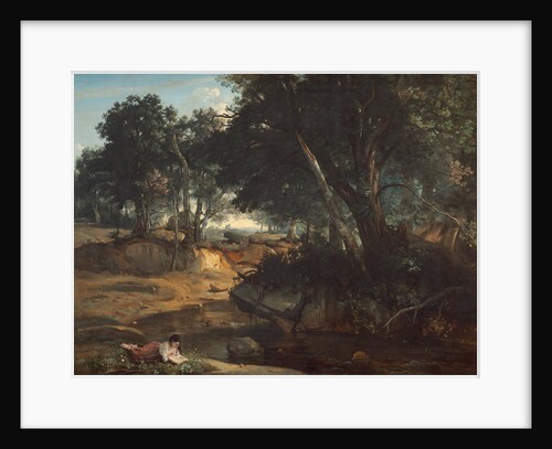 Forest of Fontainebleau, 1834 by Jean Baptiste Camille Corot