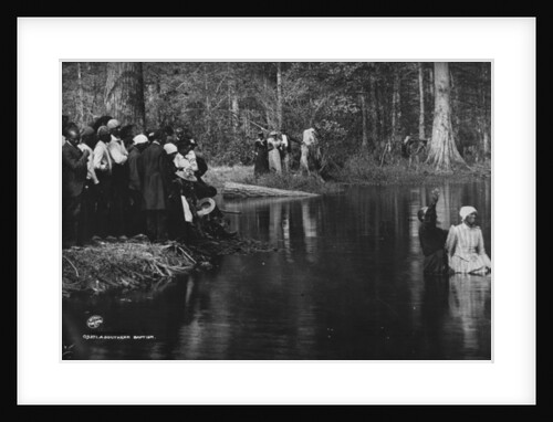 A Southern baptism, Aiken, 1900-06 by Detroit Publishing Co.