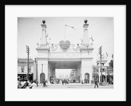 Entrance to Luna Park, Coney Island, New York, 1903-06 by Detroit Publishing Co.