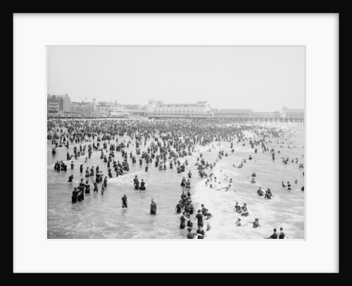 The Beach, Atlantic City, c.1904 by Detroit Publishing Co.