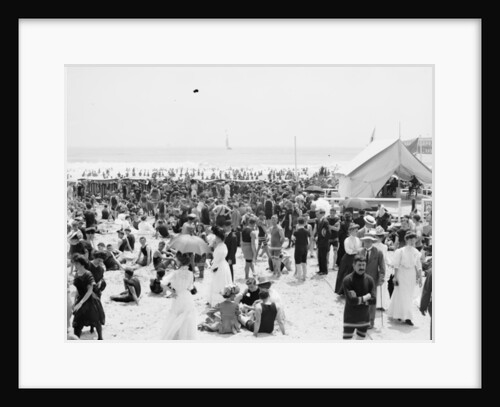 Atlantic City, the bathing hour, 1900-10 by Detroit Publishing Co.