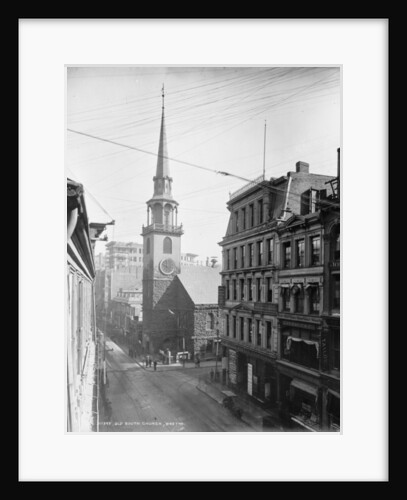 Old South Church, Boston, 1890-1899 by Detroit Publishing Co.
