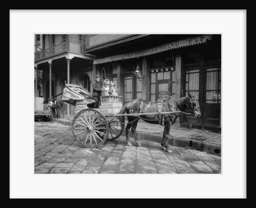 A New Orleans milk cart, New Orleans, La. by Anonymous
