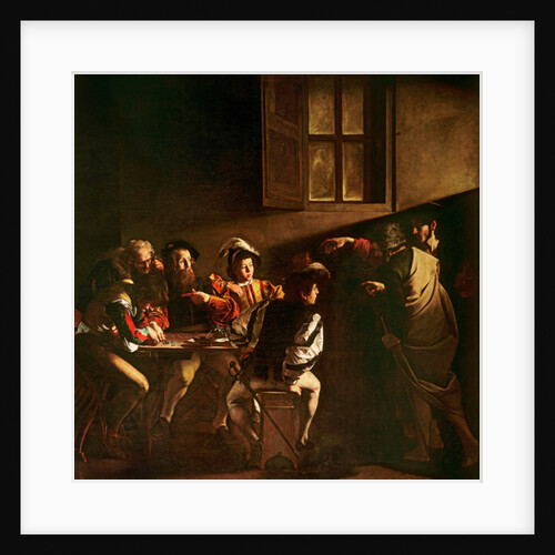 The Calling of St. Matthew, c.1598-1601 by Michelangelo Merisi da Caravaggio