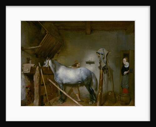 Horse in a Stable, c.1652-54 by Gerard ter Borch or Terborch