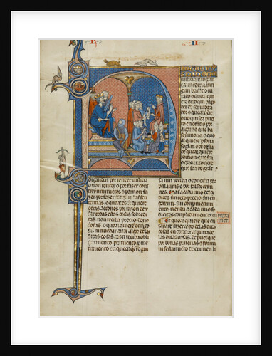 Page from a manuscript of the Vidal Mayor manuscript by Catalan School