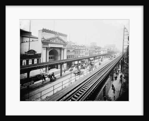 The Bowery, New York, c.1900 by Detroit Publishing Co.