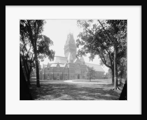 Memorial Hall, Harvard College, c.1899 by Detroit Publishing Co.