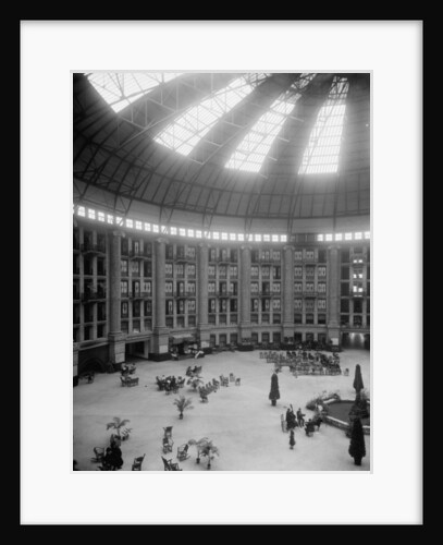 Atrium of New West Baden Springs Hotel, West Baden Springs, Indiana, c.1900-15 by Detroit Publishing Co.