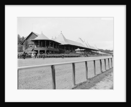 Saratoga Springs, N.Y., grand stand, race track, c.1900-10 by Detroit Publishing Co.