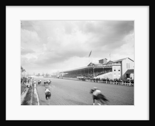 Finish of a handicapped, Crescent City Jockey Club, New Orleans, Louisiana, c.1906 by Detroit Publishing Co.