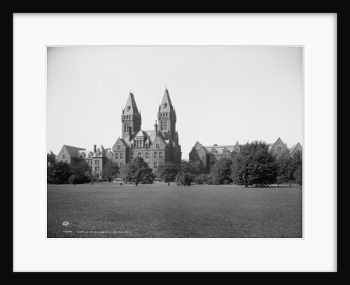 Buffalo State Hospital, Buffalo, N.Y., c.1900-10 by Detroit Publishing Co.
