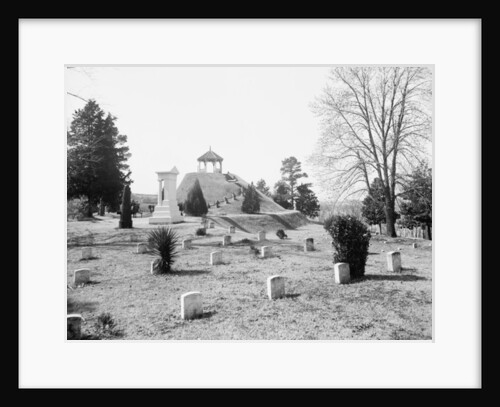 Indian mound, National Military Cemetery, Vicksburg, Mississippi, c.1906 by Detroit Publishing Co.