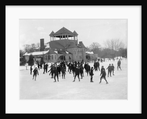 Detroit, Michigan, skating at Belle Isle, c.1890-1910 by Detroit Publishing Co.