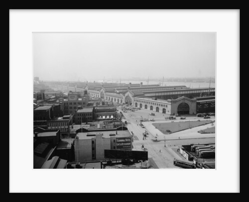 New Chelsea piers, New York, c.1900-20 by Detroit Publishing Co.