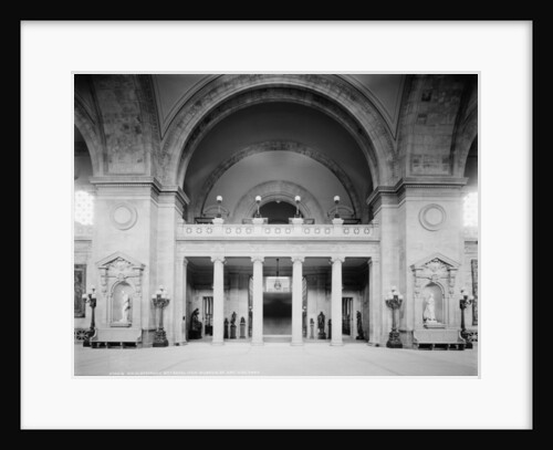 Main stairway, Metropolitan Museum of Art, New York, c.1902-10 by Detroit Publishing Co.