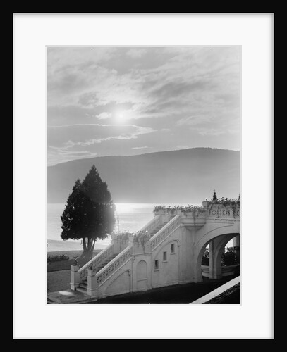 Moonlight on Lake George, Fort William Henry Hotel, Lake George, N.Y., c.1900-15 by Detroit Publishing Co.