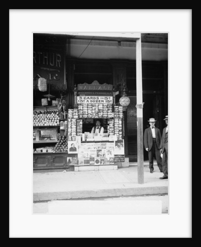 Smallest news & post card stand in New Orleans, La., 103 Royal Street, c.1900-15 by Detroit Publishing Co.