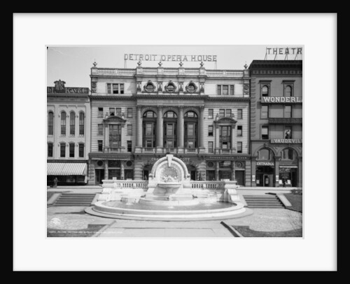 Palmer Foundation and Detroit Opera House, Detroit, Michigan, c.1906 by Detroit Publishing Co.