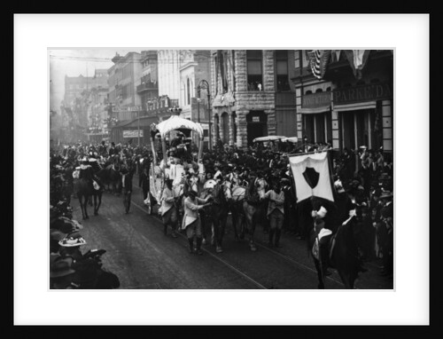 Mardi Gras day, Rex passing up Camp Street, New Orleans by Detroit Publishing Co.