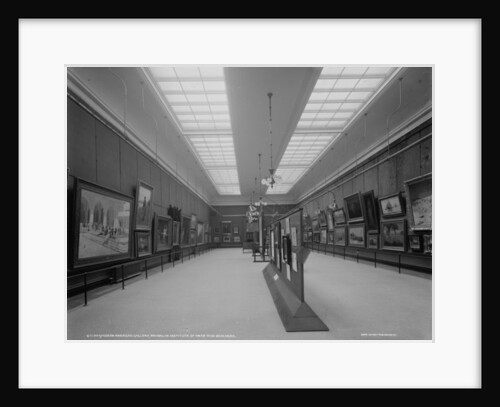 Modern American gallery, Brooklyn Institute of Arts and Sciences, c.1905-15 by Detroit Publishing Co.