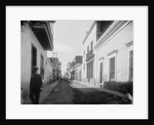 A Residence street, San Juan, Puerto Rico, c.1900 by Detroit Publishing Co.