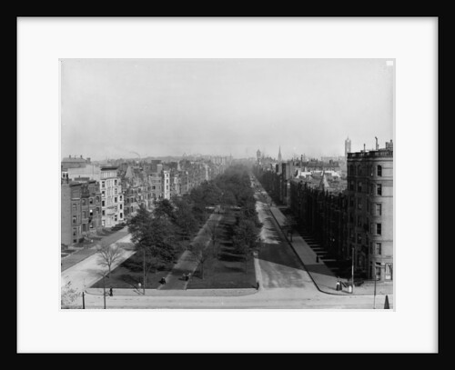 Commonwealth Ave., Boston, Massachusetts, c.1904 by Detroit Publishing Co.